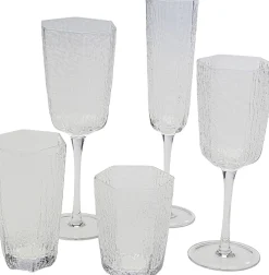 KARE Design Bicchiere vino Cascata chiaro - KARE> Stoviglie|Bicchieri