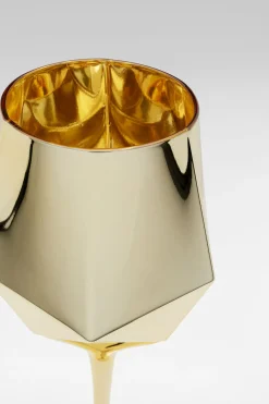 KARE Design Bicchiere vino Diamond Gold - KARE> Bicchieri