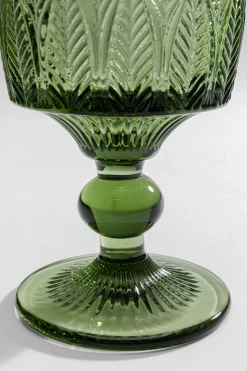 KARE Design Bicchiere vino Fogli verde - KARE> Stoviglie|Bicchieri