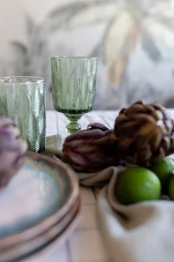 KARE Design Bicchiere vino Fogli verde - KARE></noscript> Stoviglie|Bicchieri
