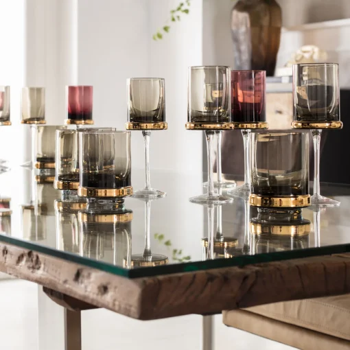 KARE Design Bicchiere Vino Rosso Innocent Smoke - KARE> Stoviglie|Bicchieri