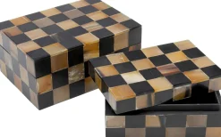 KARE Design Box Plaid (2/Set) - KARE> Portagioie