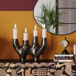 KARE Design Candelabro / portacandela decorativo "4Sticker´s" h60cm - KARE> Candelabri