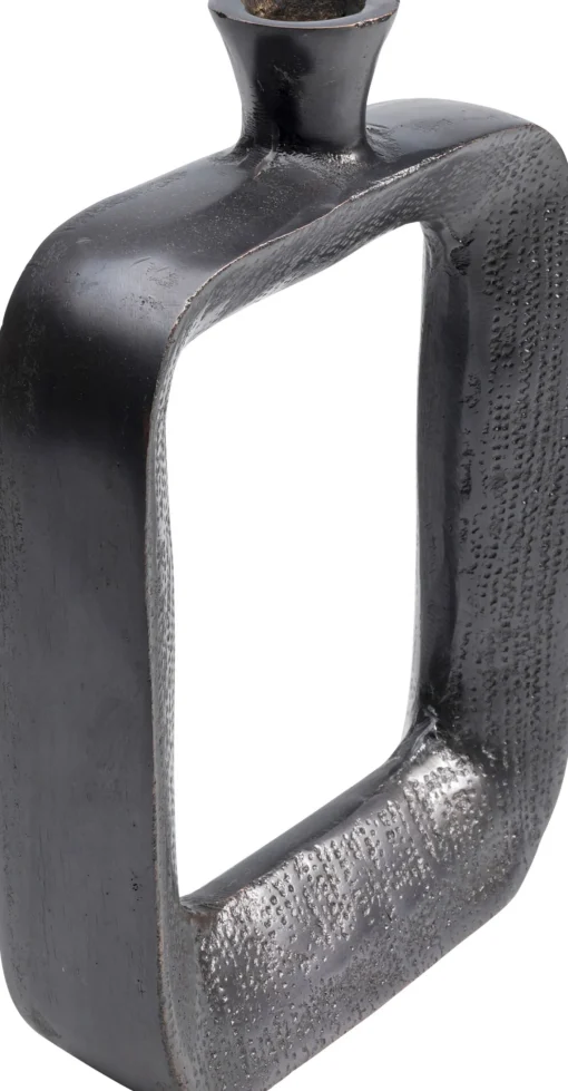 KARE Design Candelabro / portacandela decorativo "Tanu Black" h30cm nero - KARE> Candelabri