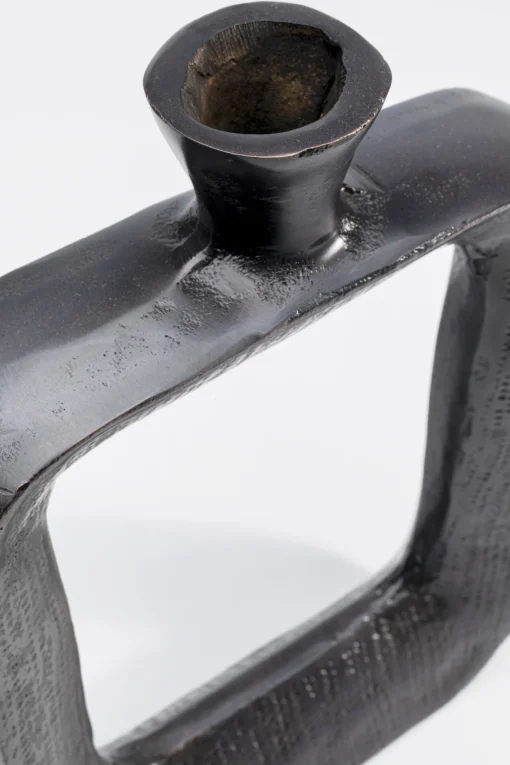 KARE Design Candelabro / portacandela decorativo "Tanu Black" h30cm nero - KARE> Candelabri