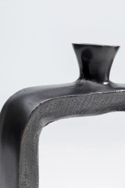 KARE Design Candelabro / portacandela decorativo "Tanu Black" h30cm nero - KARE></noscript> Candelabri