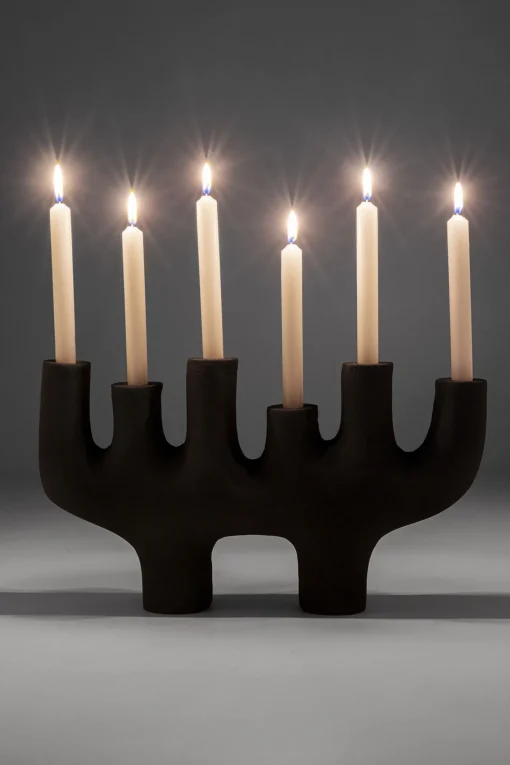 KARE Design Candelabro / portacandela decorativo "6Sticker´s" h47cm - KARE> Candelabri