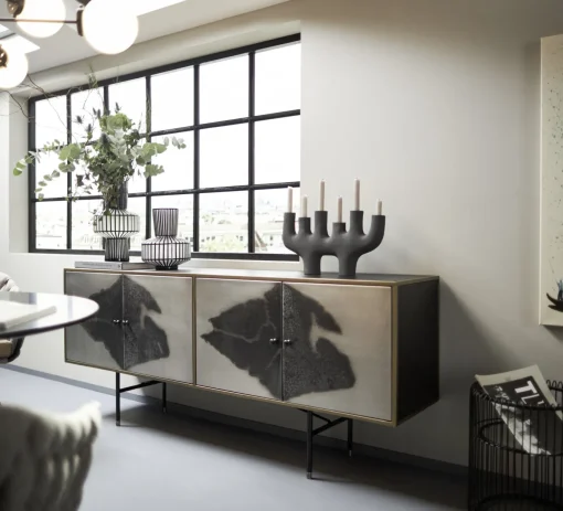 KARE Design Candelabro / portacandela decorativo "6Sticker´s" h47cm - KARE> Candelabri