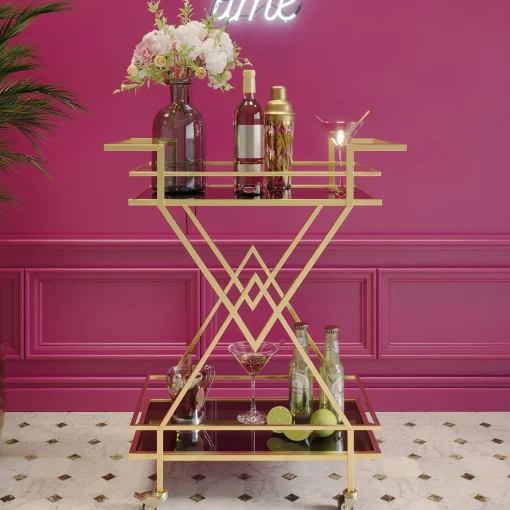 KARE Design Carrello Pyramids - KARE> Bar
