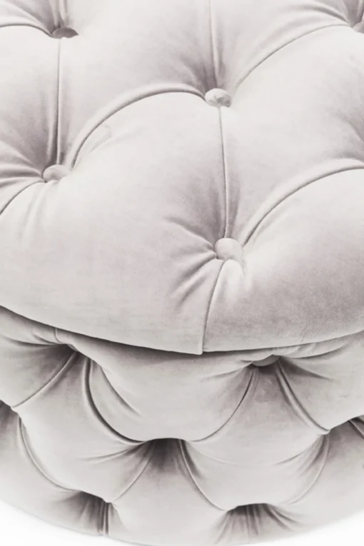 KARE Design CASSAPANCA DESIRE VELLUTO GRIGIO - KARE> Pouf