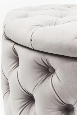 KARE Design CASSAPANCA DESIRE VELLUTO GRIGIO - KARE></noscript> Pouf