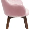 KARE Design CHAIR WITH ARMREST LADY VELVET MAUVE - KARE> Sedie