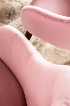 KARE Design CHAIR WITH ARMREST LADY VELVET MAUVE - KARE></noscript> Sedie