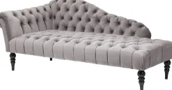 KARE Design Chaise Longue Desire Velluto Grigio Argento - KARE></noscript> Chaise Longue E Lettini