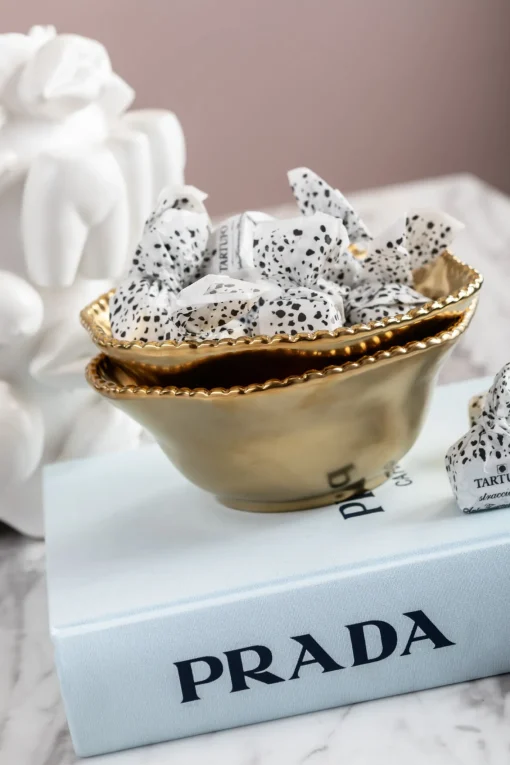 KARE Design Ciotola Bell Oro Ø16cm - KARE> Stoviglie|Piatti Da Dessert