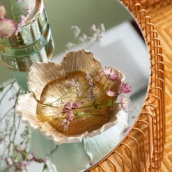 KARE Design Ciotola decorativa Flower Bloom crema-oro Ø20cm - KARE></noscript> Piatti