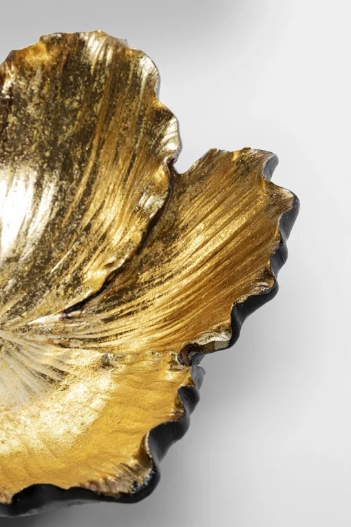 KARE Design Ciotola decorativa Flower Bloom nero-oro Ø20cm - KARE> Piatti