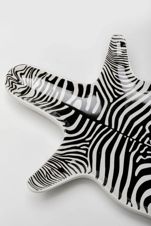 KARE Design Ciotola decorativa Zebra 21x15cm - KARE> Stoviglie|Piatti Da Dessert