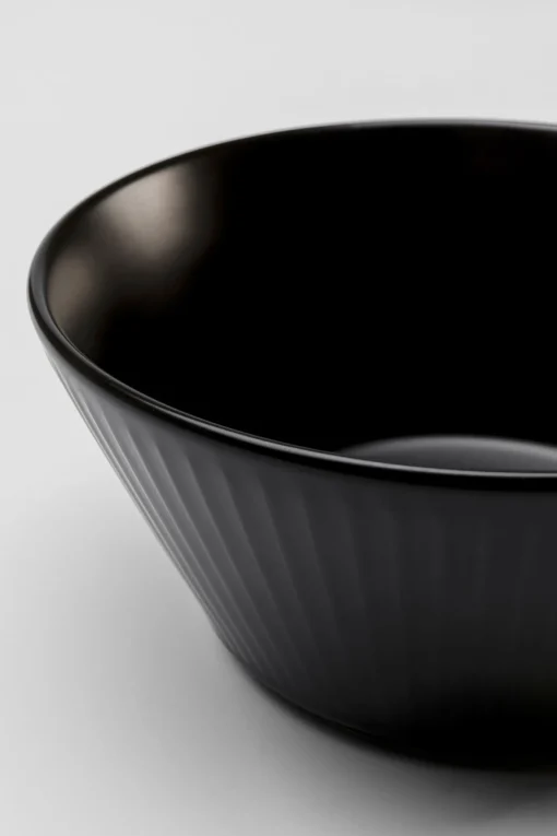 KARE Design Ciotola per cereali Classic Nera Ø16cm - KARE> Stoviglie|Ciotola