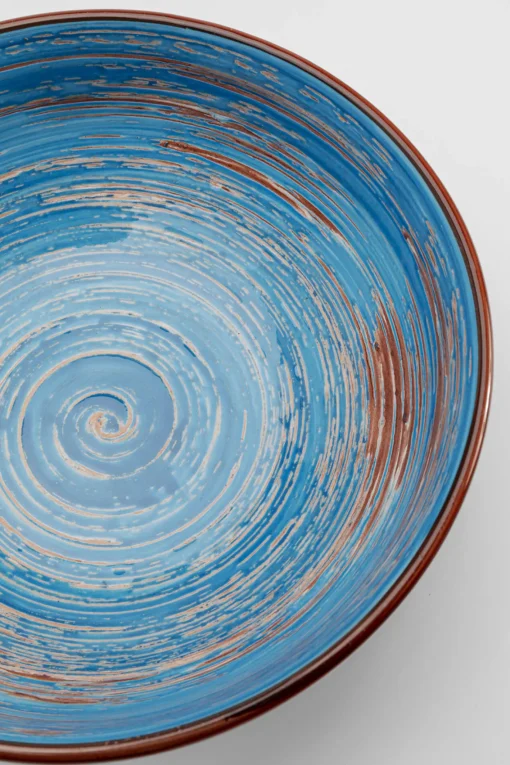 KARE Design Ciotola Swirl Blu Ø18cm - KARE> Stoviglie|Ciotola