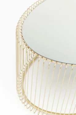 KARE Design COFFEE TABLE WIRE UNO BRASS 60X90CM - KARE></noscript> Tavolo Basso