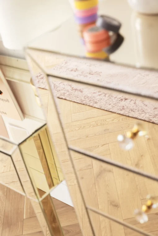 KARE Design COMÒ ALTO LUXURY CHAMPAGNE 5 CASSETTI - KARE> Credenze E Madie