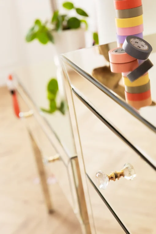 KARE Design COMÒ ALTO LUXURY CHAMPAGNE 5 CASSETTI - KARE> Credenze E Madie