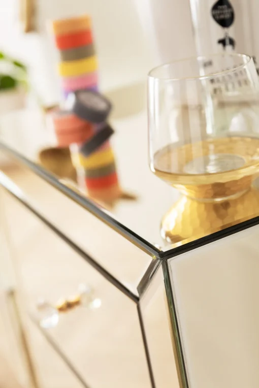 KARE Design COMÒ ALTO LUXURY CHAMPAGNE 5 CASSETTI - KARE> Credenze E Madie