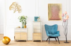 KARE Design COMÒ ALTO LUXURY CHAMPAGNE 5 CASSETTI - KARE></noscript> Credenze E Madie