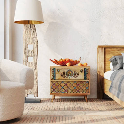 KARE Design Comò Klein Menorca 50x46cm - KARE> Comodino