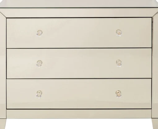 KARE Design COMÒ LUXURY CHAMPAGNE 3 CASSETTI - KARE> Credenze E Madie