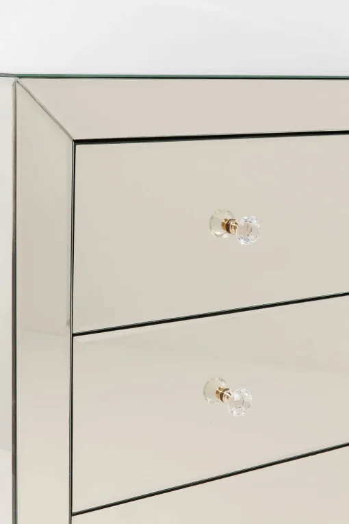 KARE Design COMÒ LUXURY CHAMPAGNE 3 CASSETTI - KARE> Credenze E Madie