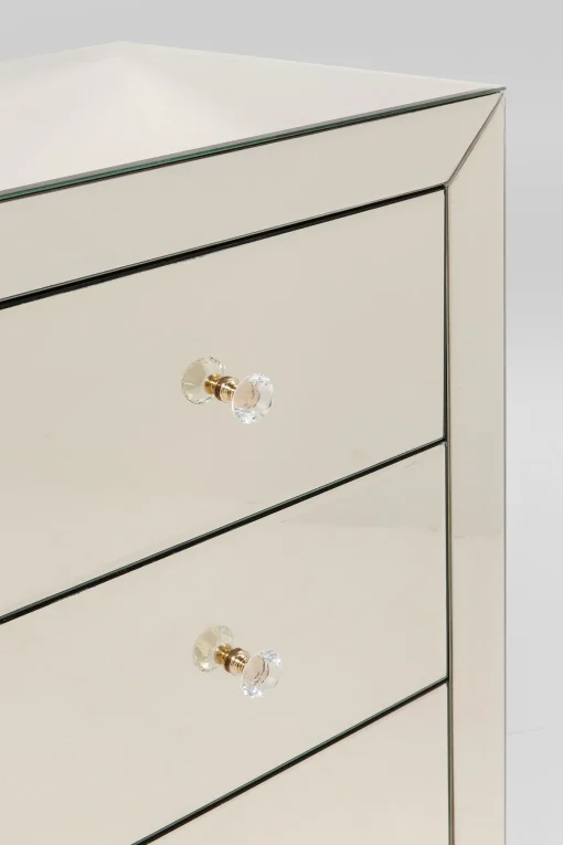 KARE Design COMÒ LUXURY CHAMPAGNE 3 CASSETTI - KARE> Credenze E Madie