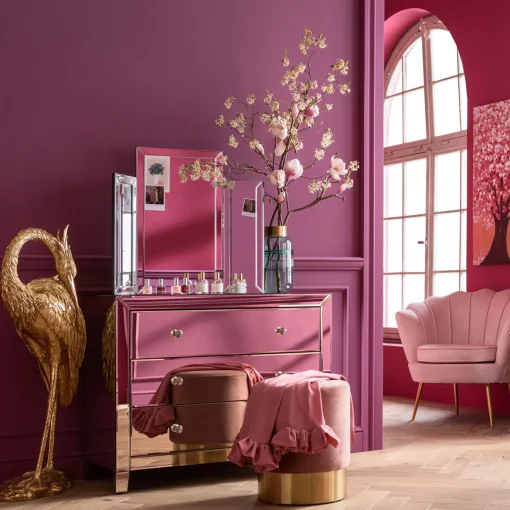 KARE Design COMÒ LUXURY CHAMPAGNE 3 CASSETTI - KARE> Credenze E Madie