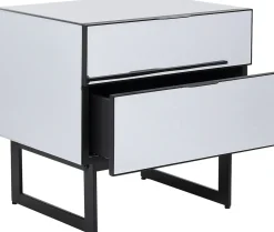 KARE Design Comò piccolo Soran nero 49x50cm - KARE></noscript> Comodino