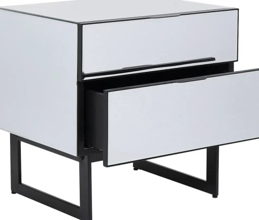 KARE Design Comò piccolo Soran nero 49x50cm - KARE> Comodino