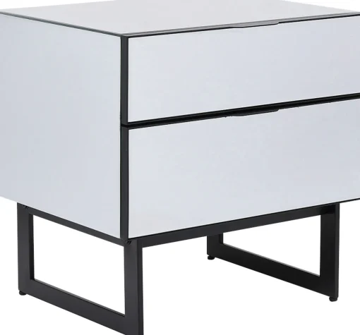 KARE Design Comò piccolo Soran nero 49x50cm - KARE> Comodino