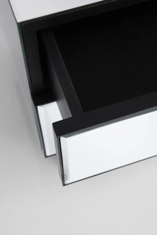 KARE Design Comò piccolo Soran nero 49x50cm - KARE> Comodino