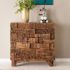 KARE Design Comò Shanti Surprise Puzzle Nature - KARE></noscript> Credenze E Madie