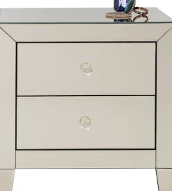 KARE Design COMODINO LUXURY CHAMPAGNE 2 CASSETTI - KARE> Comodino