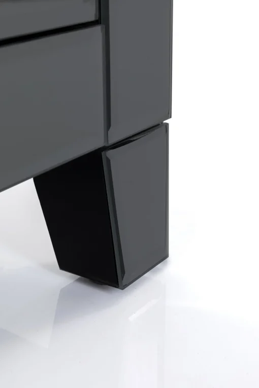 KARE Design COMODINO LUXURY PUSH 2 CASSETTI GRIGIO - KARE> Comodino