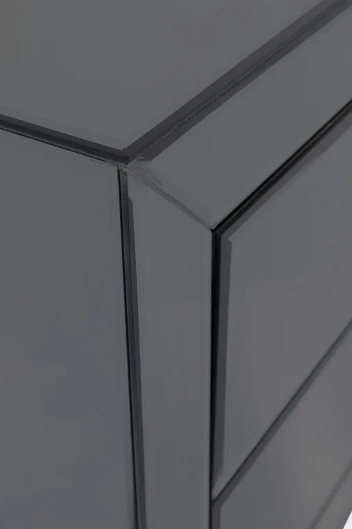 KARE Design COMODINO LUXURY PUSH 2 CASSETTI GRIGIO - KARE> Comodino