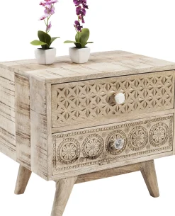 KARE Design Comodino Puro in legno mango 50x35 cm - KARE></noscript> Comodino