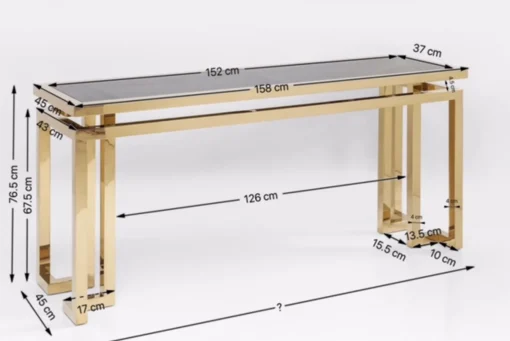 KARE Design Console Gold Rush - KARE> Consolle Guardaroba