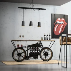 KARE Design Console Motorbike Nero - KARE> Consolle Guardaroba|Bar