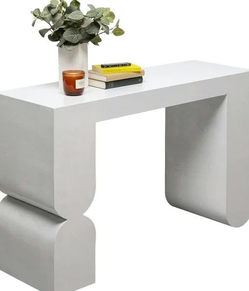 KARE Design Console Paco Curve bianco 120x85cm - KARE> Consolle Guardaroba
