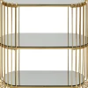 KARE Design Console Wire Brass 81x78cm - KARE> Consolle Guardaroba