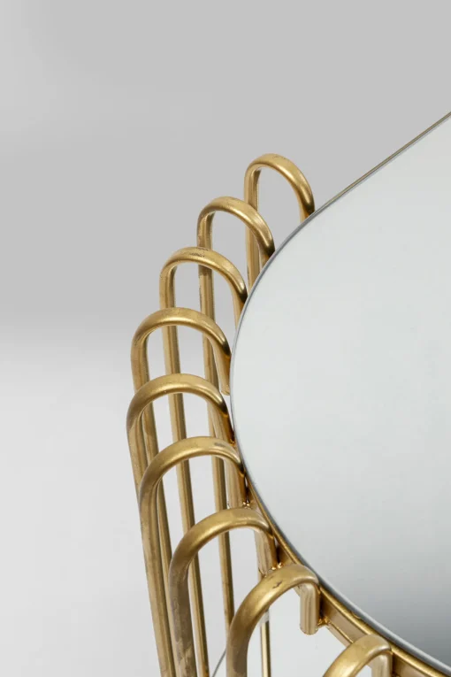 KARE Design Console Wire Brass 81x78cm - KARE> Consolle Guardaroba