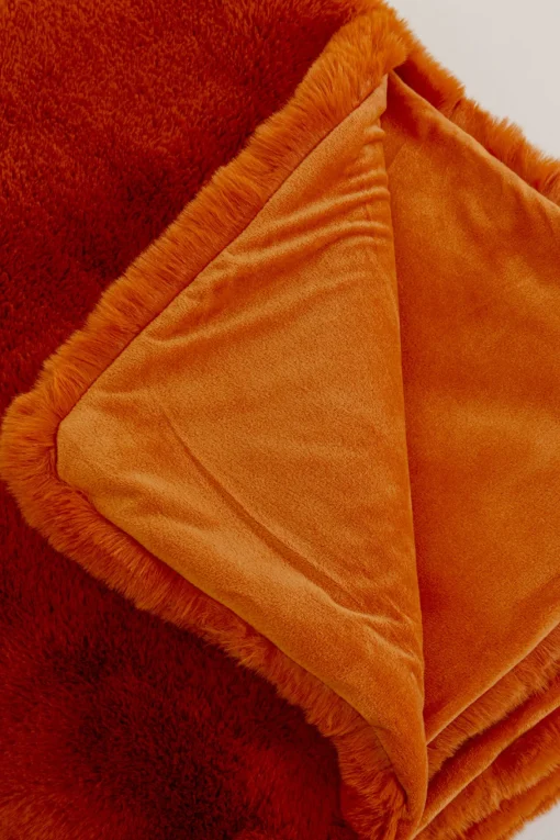 KARE Design Coperta Mika Arancione 150x200cm - KARE> Cuscini