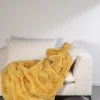 KARE Design Coperta Mika Gialla 150x200cm - KARE> Cuscini